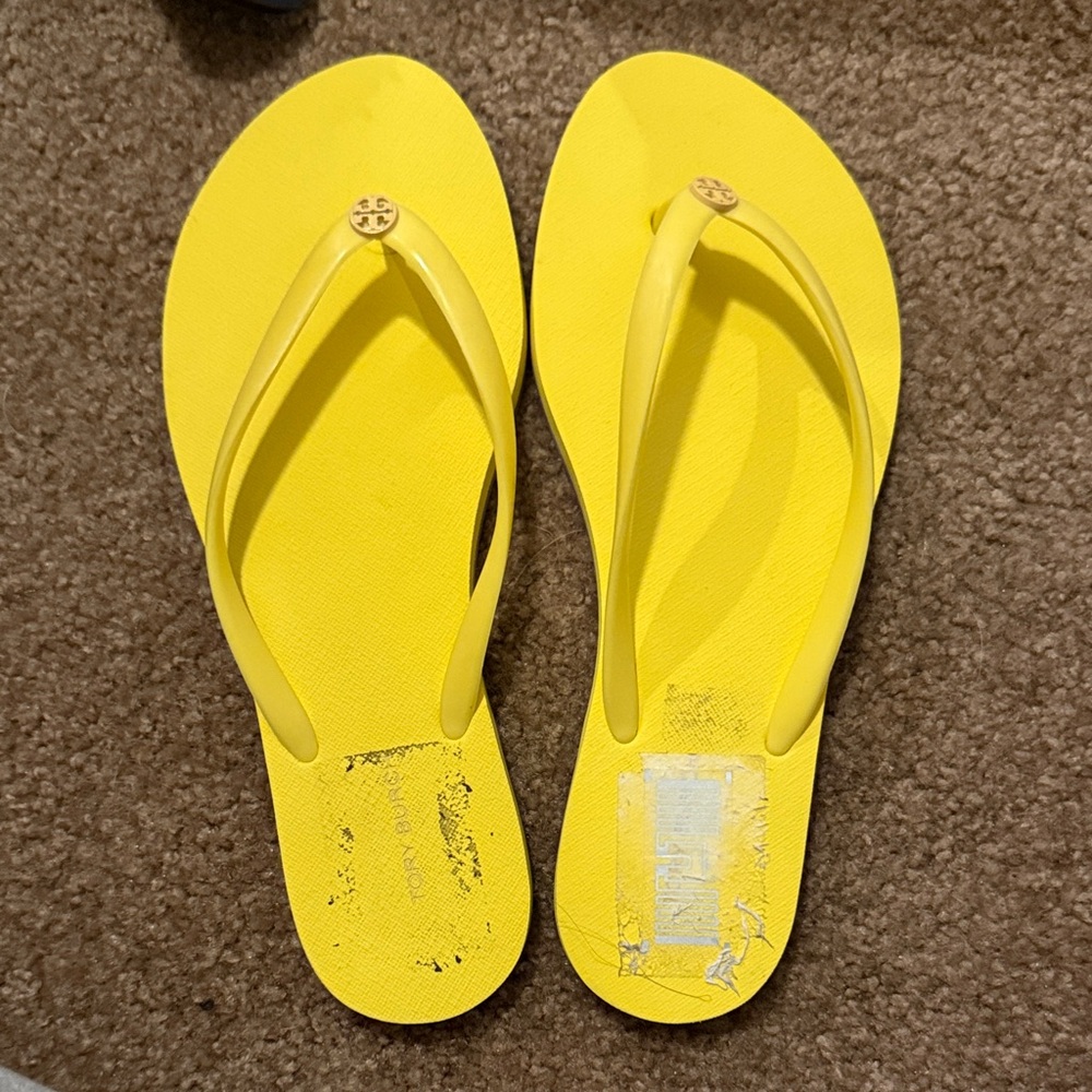 Tory Burch Bright Yellow Sandals